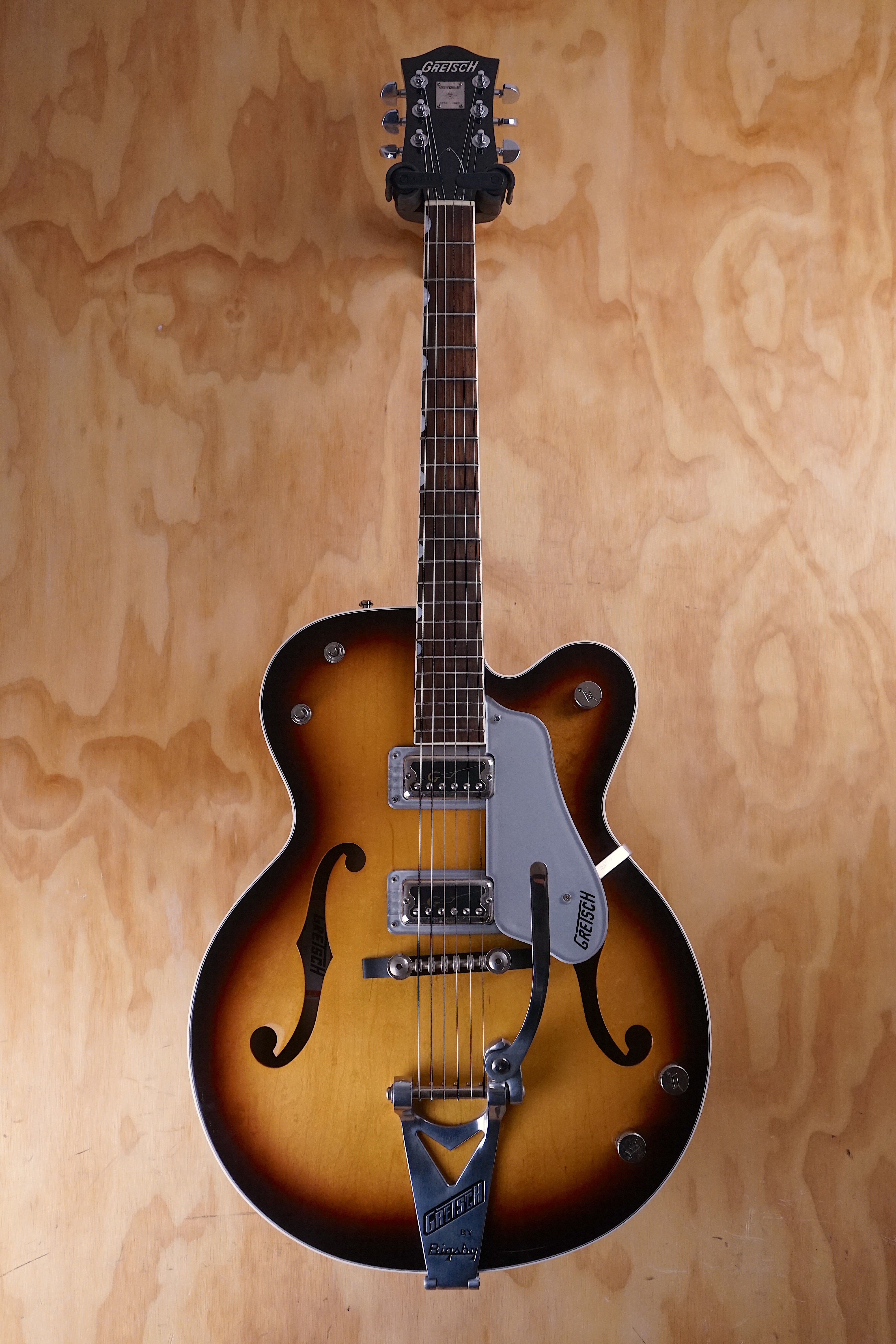 Gretsch 6117 Double Anniversary Shaded Golden Sunburst Hollow-body Electric Guitar, (Used) - Fair Deal Music