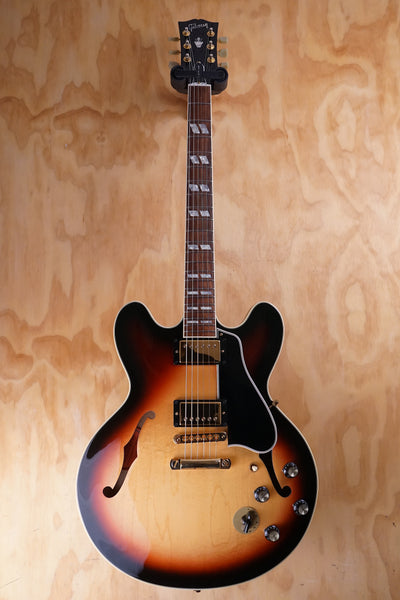 2008 Gibson ES-345 BB King Vintage Sunburst Semi-hollow Electric Guitar, (Nearly New) - Fair Deal Music