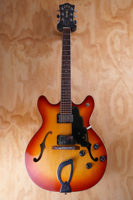 1966 Guild Starfire IV in Sunburst, (Used) - Fair Deal Music