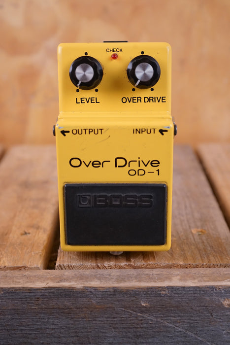 1979 Boss OD-1 MIJ, Silver Screw, 8 Pin Version (Used) - Fair Deal Music