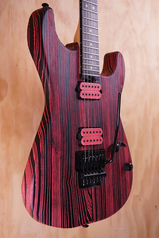 Charvel Pro-Mod San Dimas Style 1 HH FR E in Neon Pink Ash, USED - Fair Deal Music