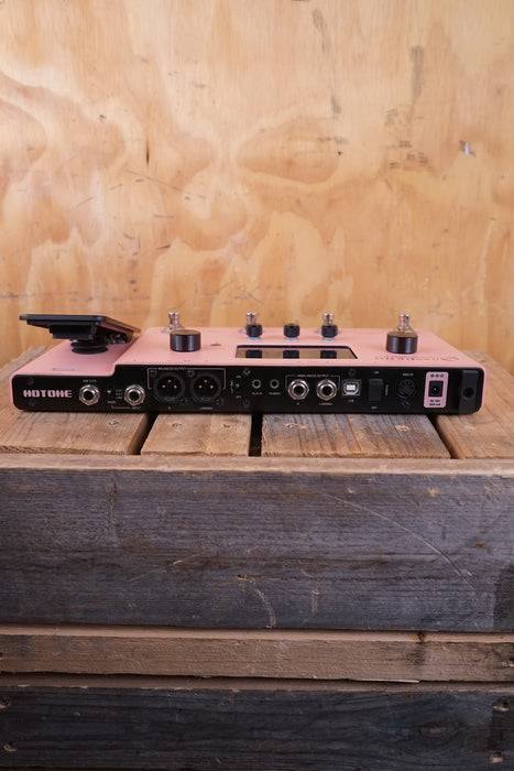 Hotone Ampero Pink Limited Edition Guitar Multi-effect, (Used) - Fair Deal Music