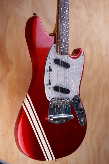 Fender MIJ MG-69 Mustang in Candy Apple Red Electric Guitar, (Used) - Fair Deal Music