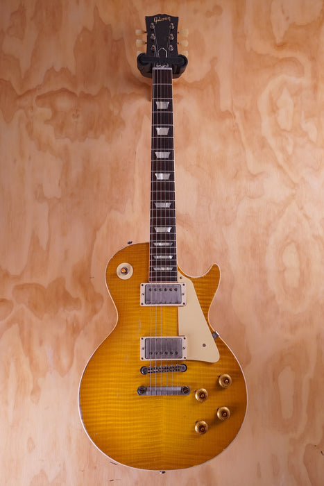 Gibson Les Paul Murphy Lab Ultra Heavy Aged in Lemon Burst, USED - Fair Deal Music