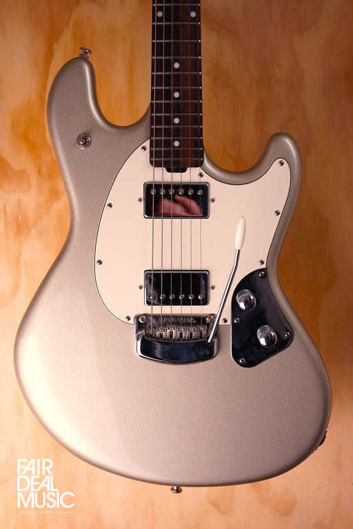 Music Man Stingray RS in Silver, USED - Fair Deal Music