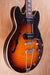 Gibson ES-390 with P90s in Sunburst Flame Top, (Used Comm) - Fair Deal Music