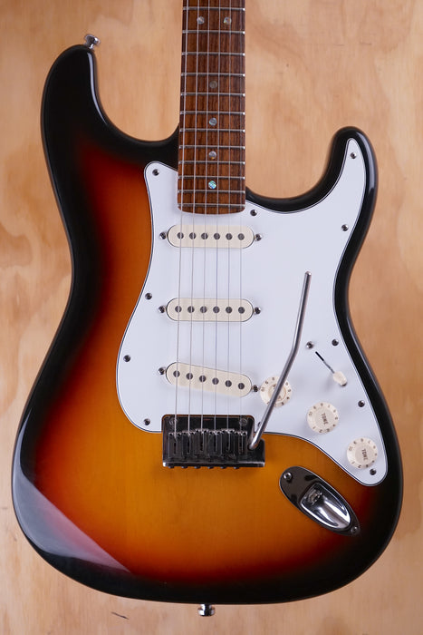 Fender American Deluxe Stratocaster in 3-Colour Sunburst Electric Guitar, (Used) - Fair Deal Music