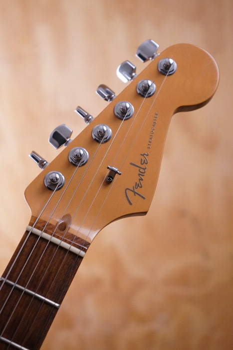 Fender American Deluxe Stratocaster in 3-Colour Sunburst Electric Guitar, (Used) - Fair Deal Music
