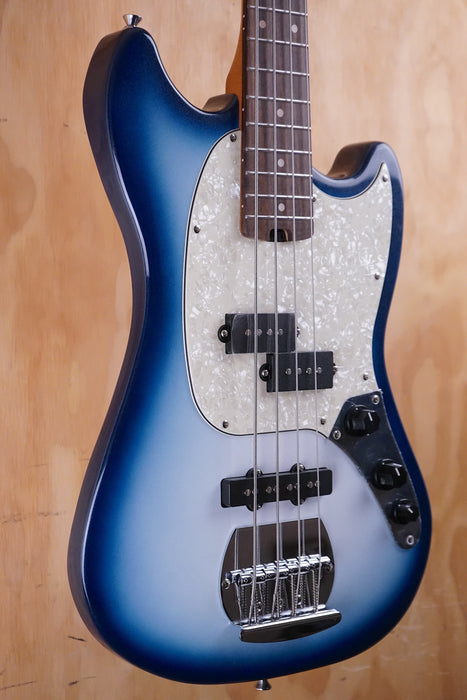SQOE SjB400 Short Scale Bass in Blue Burst - Fair Deal Music