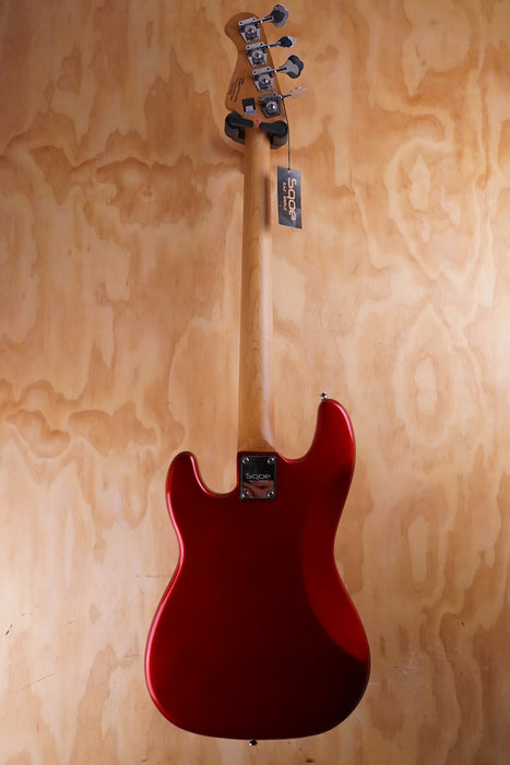 SQOE SPJ600 PJ-Style Bass in Red - Fair Deal Music