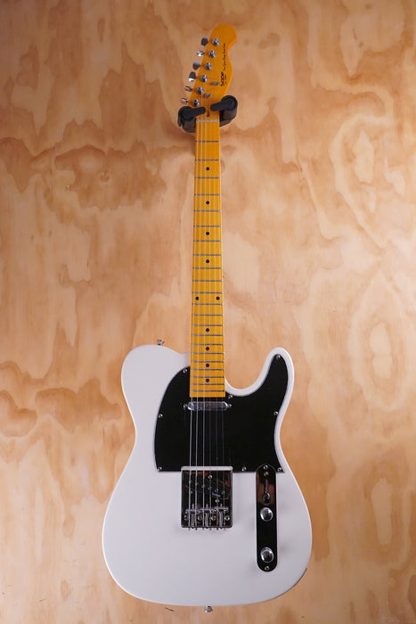 SQOE SETL250 T-Style Electric Guitar White - Fair Deal Music
