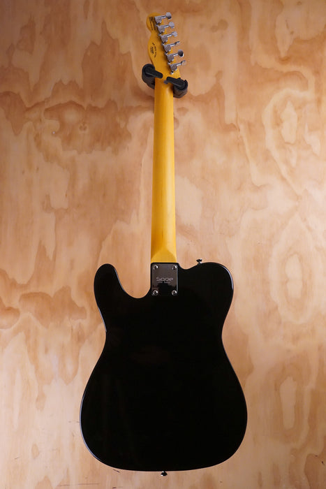 SQOE SETL250 T-Style Electric Guitar Black - Fair Deal Music