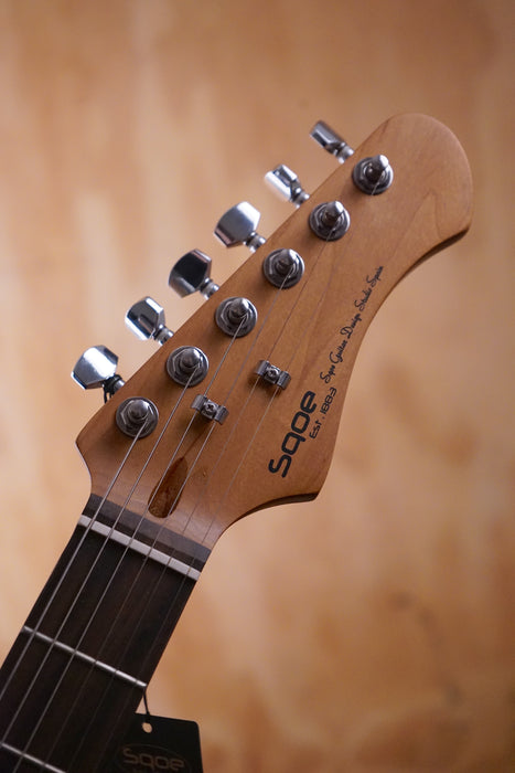 SQOE JM300 Offset-Style Electric Guitar with P90's in Sunburst - Fair Deal Music