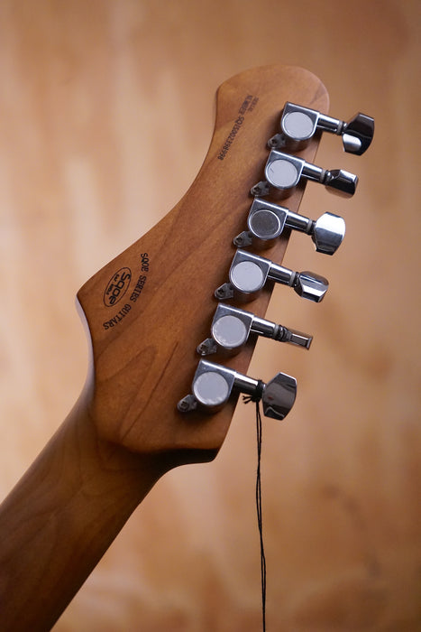 SQOE JM300 Offset-Style Electric Guitar with P90's in Sunburst - Fair Deal Music