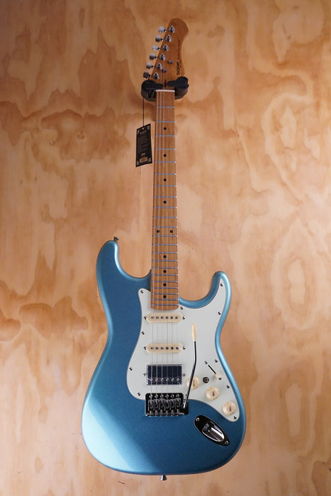 SQOE SEST600 HSS S-Style Electric Guitar Metallic Blue - Fair Deal Music