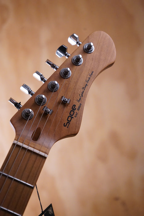 SQOE SEST600 HSS S-Style Electric Guitar Sunburst - Fair Deal Music