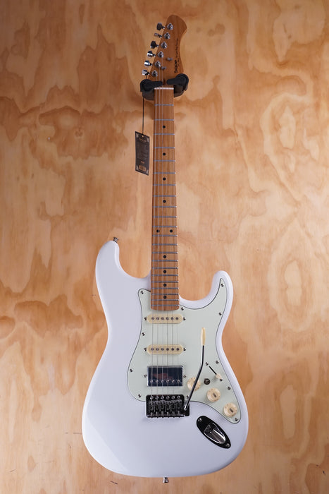 SQOE SEST600 HSS S-Style Electric Guitar White - Fair Deal Music