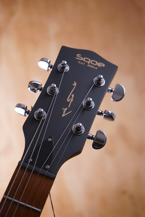 SQOE SELP90 LP Style Guitar Black - Fair Deal Music