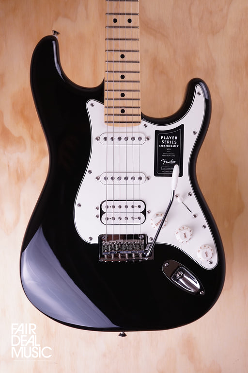 Fender Player Stratocaster HSS Black, Ex Display - Fair Deal Music