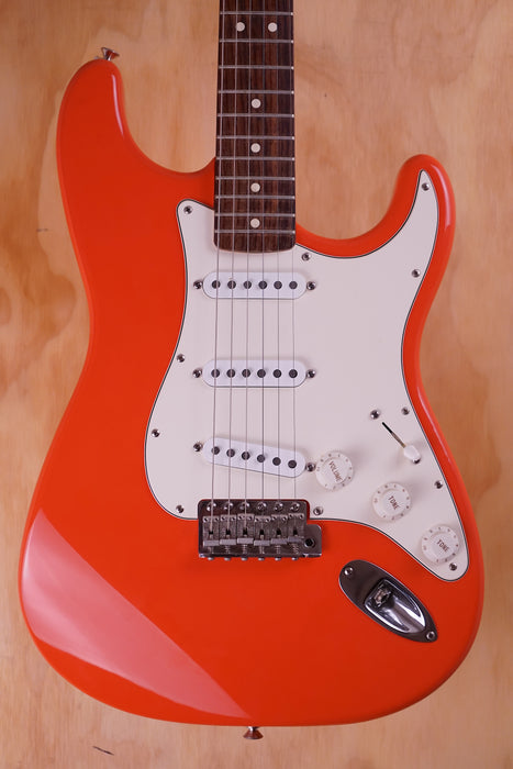 Fender California Series USA Stratocaster in Fiesta Red, (Used Comm) - Fair Deal Music