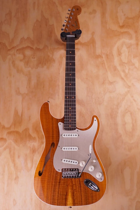 Fender Custom Shop Thinline Stratocaster (Artisan Series) in Koa, (Used Comm) - Fair Deal Music