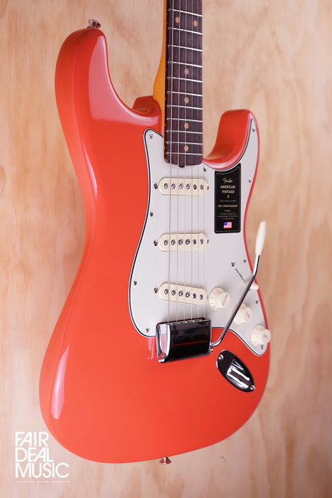 Fender American Vintage II 1961 Stratocaster, Fiesta Red, Ex Display - Fair Deal Music