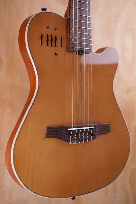 SQOE SEGD920 Silent Electro Classical Guitar Natural Cedar - Fair Deal Music