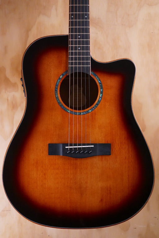SQOE S370FG Electro Acoustic Guitar Sunburst - Fair Deal Music