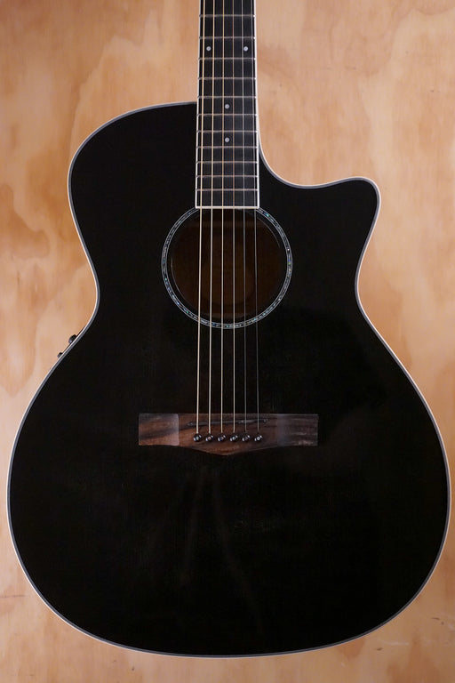 SQOE S340FG-BK Electro Acoustic Guitar Black - Fair Deal Music