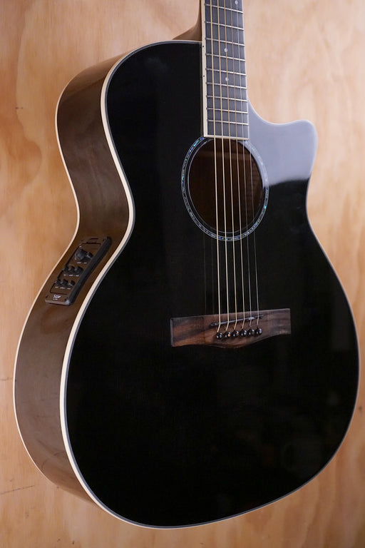 SQOE S340FG-BK Electro Acoustic Guitar Black - Fair Deal Music