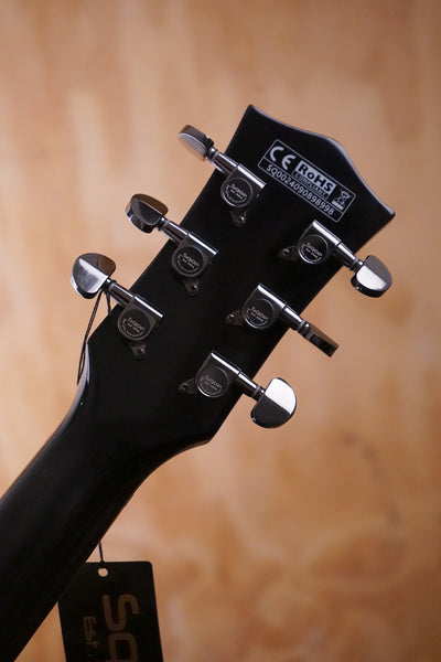 SQOE S340FG-BK Electro Acoustic Guitar Black - Fair Deal Music