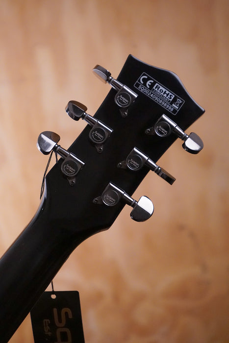 SQOE S340FG-BK Electro Acoustic Guitar Black - Fair Deal Music