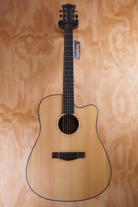 SQOE SQ-BCS Electro Acoustic Guitar Natural - Fair Deal Music