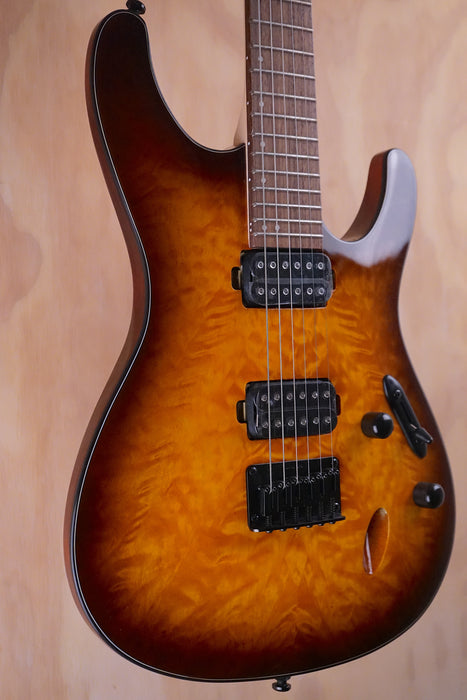 Ibanez S621QM-DEB Dragon Eye Burst, Open Box, Electric Guitar - Fair Deal Music