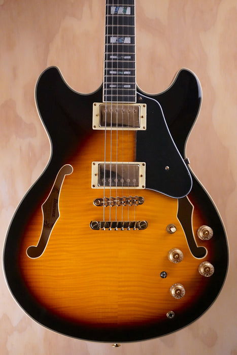 Ibanez JSM10-VYS Vintage Yellow Sunburst Electric Guitar, Open Box - Fair Deal Music