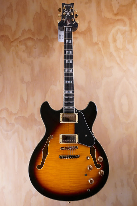 Ibanez JSM10-VYS Vintage Yellow Sunburst Electric Guitar, Open Box - Fair Deal Music