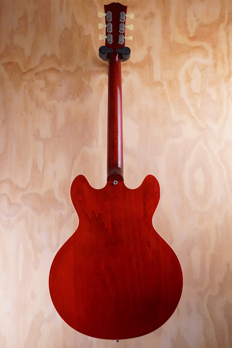 2013 Gibson Memphis ES‑335 Block Reissue in Cherry Semi-hollow Guitar, (Used) - Fair Deal Music