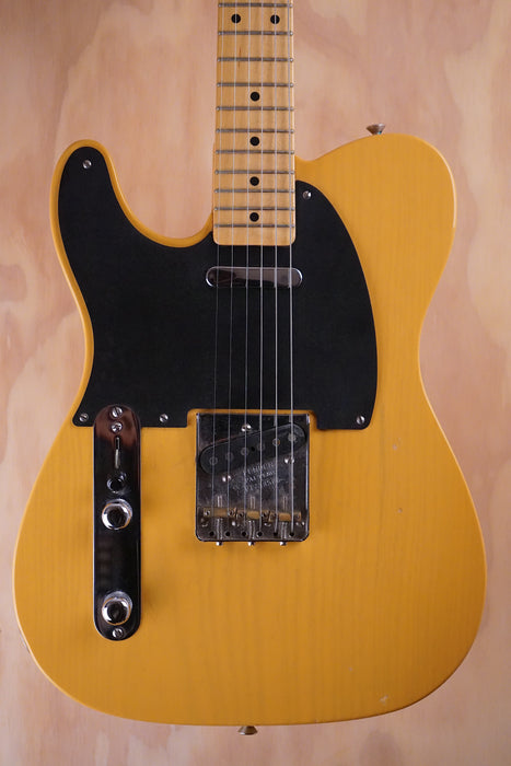 2017 Fender American Vintage Reissue (AVRI) ’52 Telecaster in Butterscotch Blonde Left-Handed Electric Guitar, (Used) - Fair Deal Music