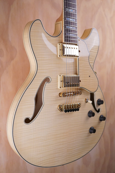 Ibanez Artcore AS103 Custom in Natural Semi-hollow Guitar, (Used, Comm) - Fair Deal Music