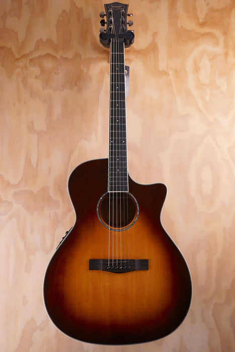 SQOE S340FG-CS Electro Acoustic Guitar Cherry Sunburst - Fair Deal Music