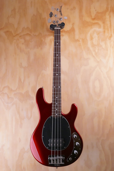 Ernie Ball Musicman StingRay 2 EQ H Bass in Candy Apple Red Electric Bass, (Used) - Fair Deal Music