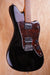 SQOE JM400 Jazzmaster Style Electric Guitar with Humbuckers in Black - Fair Deal Music