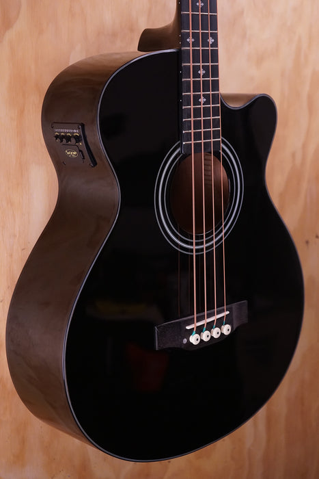SQOE B20 Electro Acoustic Bass in Black - Fair Deal Music