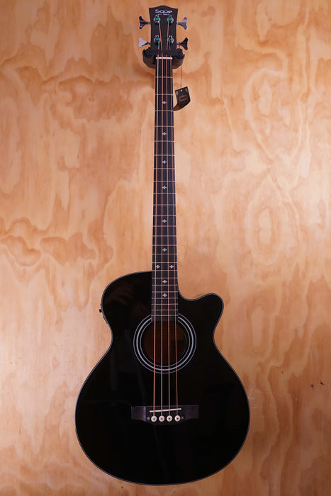 SQOE B20 Electro Acoustic Bass in Black - Fair Deal Music