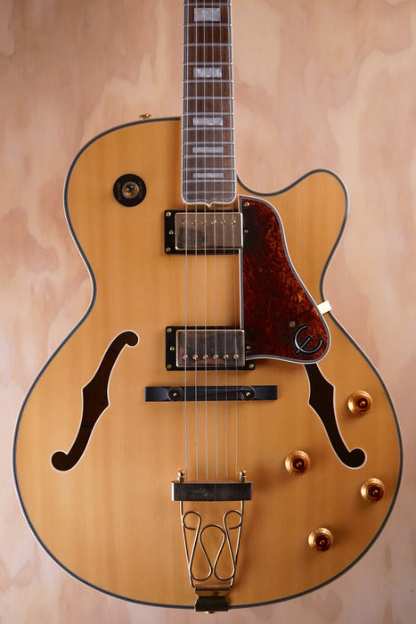 Epiphone Joe Pass Emperor II in Natural Hollowbody Guitar, (Used) - Fair Deal Music