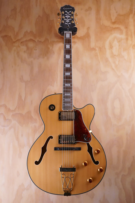 Epiphone Joe Pass Emperor II in Natural Hollowbody Guitar, (Used) - Fair Deal Music