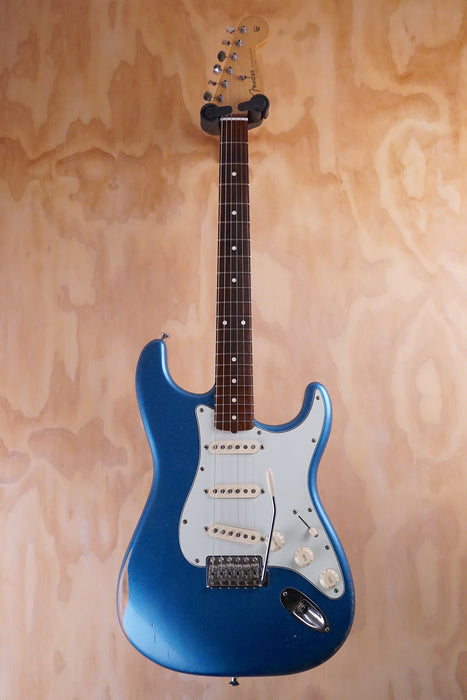 Fender Vintera Road Worn ’60s Stratocaster in Lake Placid Blue Electric Guitar, (Used) - Fair Deal Music