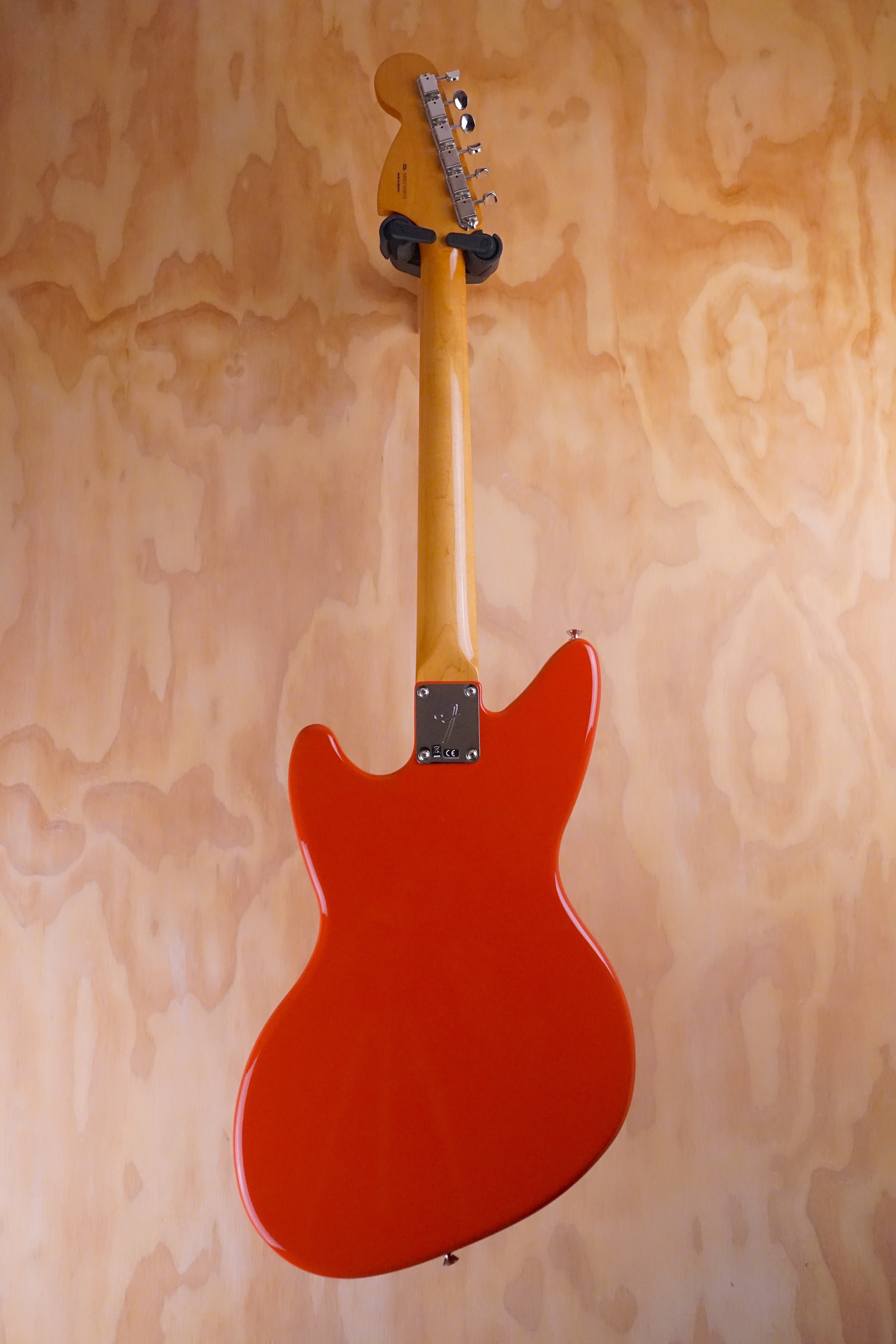 2021 Fender MIM Jag-Stang in Fiesta Red Electric Guitar, (Used) - Fair Deal Music
