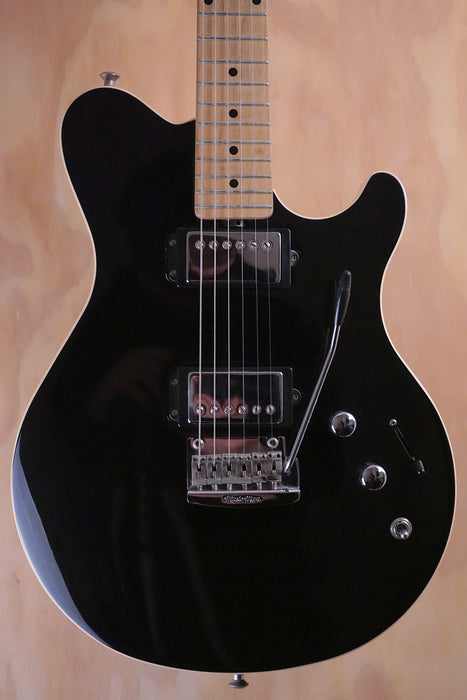 Ernie Ball Music Man Reflex in Black Gloss Electric Guitar, (Used) - Fair Deal Music