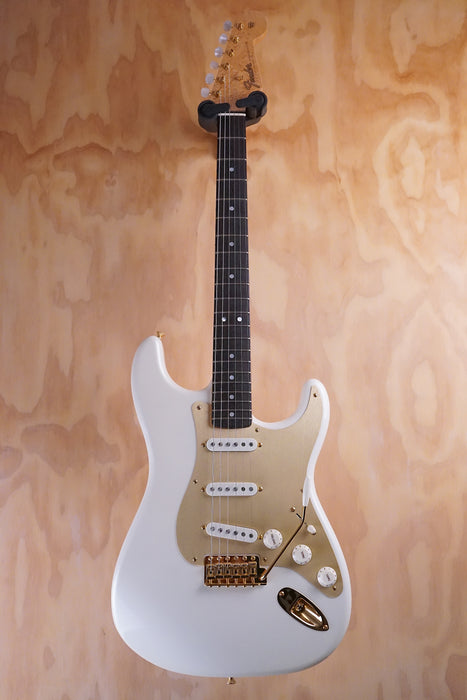 Fender Custom Shop 75th Anniversary Stratocaster NOS in Diamond White Pearl Electric Guitar, (Used) - Fair Deal Music